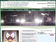 Tablet Screenshot of ci.kearney.mo.us